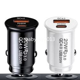 Fast Quick Charging 20W USB C PD Car Charger Auto Power Adapters For IPhone 11 12 13 14 15 Pro Max Samsung B1 Gps Pc