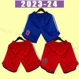 23 24 Universidad de Chile Mens Soccer Shorts VARGAS PALACIOS MOYA FERNANDEZ Home Away Football pants Short Adult Sleeve men home away