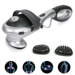 Face Care Devices Handheld Electric Body Heated Massager Stick Infrared Body Neck Back Massage Waist Cervical Massager Hammer Vibration Relaxation 231108