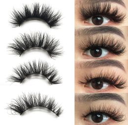 15mm 18mm Lashes Whole 3D Mink Eyelashes Custom Private Label Natural Long Fluffy Eyelash Extensions Soft Minks Lashess False 1100119