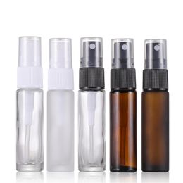 200pcs 10ml Glass Perfume Bottle Mist Spray Bottle Perfume Glass Vials Refillable Parfum Atomizer Travel Accessories