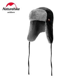 Cycling Caps Masks Winter Hats Warm Bomber Hat Corduroy Fur Earflap Snow Cap Unisex Thick Warm Bonnet Men's Winter Cap for Hiking skiing 231101