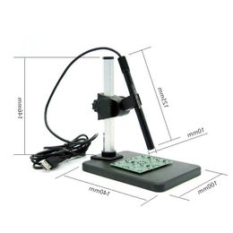 Freeshipping 1-600X HD USB Digital Microscope with 8 LED Adjustable Brightness Camera Webcam Endoscope Loupe for Maintenance Detection Ashxm
