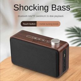 Computer Speakers Wooden Card Bluetooth Speaker Desktop Home Cloth Art Computer Audio Multifunctional TF U Disk YQ231103