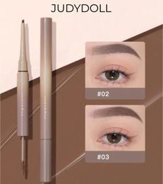 Eyebrow Enhancers Judydoll Stereoscopic Duo Eyebrow Pencil Transparent Eyebrow Gel Natural Stereoscopic Dual Colour Precision Eyebrow Tinting Cream 231109