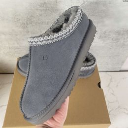 Fur Slides Australia Classic Ultra Mini Platform Boot Slip-On Suede Wool Blend Winter Ankle Sheep Skin Booties Designer Chestnut Boots Snow Shoes furry boots