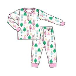 Pajamas Children's Christmas pajamas set Toddler Boys girls pullover style pajamas Children's pajamas Long sleeve pants pajamas 231108