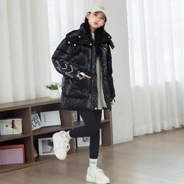 재킷 겨울 어린이 재킷 패션 방수 따뜻한 지퍼 패드 코트 아이 증분 소녀 복어 파카의 옷 CH153 231109