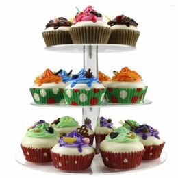 Bakeware Tools Acrylic Cake Stand Cupcake Dessert Table Display Set Party Decoration Cookie Rotating Home Kitchen Accessory