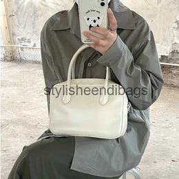 Shoulder Bags Handbags Vintage Leather Underarm Bags Casual Tote Handbags for Fashion Soft Female Crossbody Bagstylisheendibags