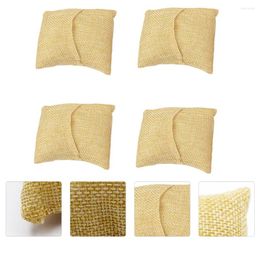 Jewellery Pouches Bracelet Pillow Display 12- Pack Linen Chain Watch Holder Displays