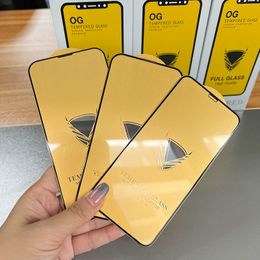 Screen Protector For Samsung Galaxy A05S A05 A15 A25 A35 A55 A04 A14 A24 A34 A54 A03 A13 A23 A33 A53 A73 Golden Armour OG Tempered Glass Full Glue Proof Cover Film