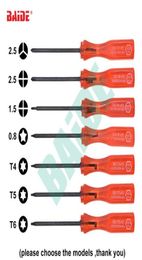 Red 360 Screwdriver Tri Wing 25 Y 15 Phillips 08 Pentalobe Star T4 T5 T6 Screw Driver Key 1000 pcslot9362615