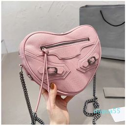 Fashion designer Luxury handbags Love Motorcycle crossbody handbag womens classic solid Colour purses