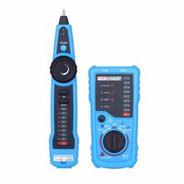 Freeshipping Network Ethernet Cable Tester RJ11 RJ45 Telephone LAN Network Wire Tracker Tester Wire Line Detector Mflko