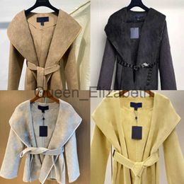 Womens Wool Blends Winter Women Short Coats Parkas Fashion Designer Jacket with Letters Lady Overcoat High Quality Womens Wool Coats Warm Clothing Multi Colours J231