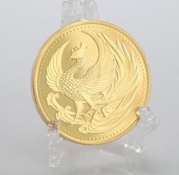 Arts and Crafts Phoenix Gold Coin Japanese Traditional Culture Phoenix Nirvana commemorative coin