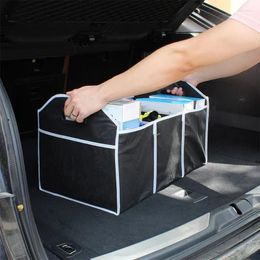 Car Organizer Portable Foldable Trunk Pocket Storage Box Cargo Bag Auto Interior Stowing Tidying Container