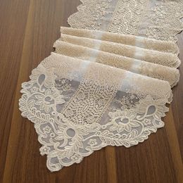 Table Runner Korean Style Lace Dress Dust Proof Home Decoration Tea Cabinet Piano Table Runner 1 Piece High Quality Vintage Table Runner 230408