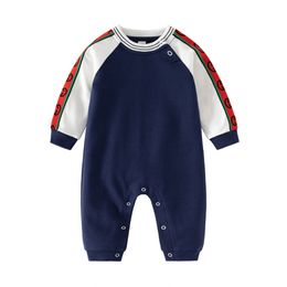 Kids Cotton Rompers Toddler Stripe Jumpsuits Newborn Baby Clothes Outerwear Spring Autumn Long Sleeve Bodysuit BH99