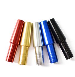 Hookah Accessories Colourful Smoking Aluminium Alloy Joint Portable Adapter Connector Holder Philtre Tube For DIY Diameter 12mm Hookah Shisha Silicone Hose