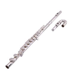 Hot Selling Pearl Flute- PFA-201ESU Curved Headjoints Split 16 keys Closed Hole C Tune Nickel Silver with case