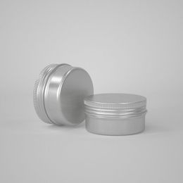 Storage Boxes 20g silver Aluminium jar/tin/can with Aluminium lid. metal tea tin,20ml sample/mini Aluminium jar,for cream or food storage 2533pcs