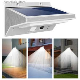 Solar Wall Lights Solar Light Outdoor Motion Sensor Waterproof Wall Led Lamp for Lighting Garden Decoration Gardening Solar Street Lights Q231109