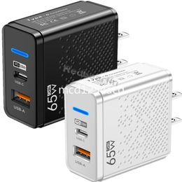 Caricabatterie da muro USB C Real PD da 12 W a doppia porta Adattatori di alimentazione portatili di tipo c Spina UE USA per IPhone 13 14 15 Pro Max Samsung Xiaomi Huawei PC Mp3 M1