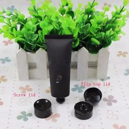 Empty Black Soft Tube For Cosmetics Packaging Sample Lotion Cream Plastic Bottles Unguent Containers Tube squeeze