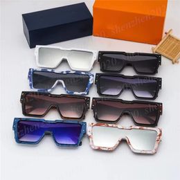 Fahsion Cool Sunglasses for Men and Women Summer Sun Glasses with Box 8Colors