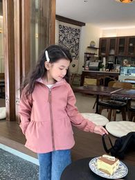 Jackets Kids Jacket 2023 Winter Brand Girls Cute Warm Thick Coat Outwear Clothing