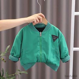 Clothing Sets Boy Spring Autumn Clothing Baby Boy New Design Zipper Letter Outfits Kids Long Sleeved Outdoor Clothes Children Coat