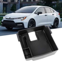 Car Organiser Central Armrest Storage Box For Toyota Corolla E210 2019 2020 2021 Control Tray Accessories ABS Material Q231113
