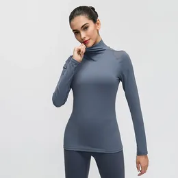 Yoga Outfits Shirts Workout Seamless Crop Tops For Women Nepoagym Fitness Jacket Mesh Stretch Slim Long Sleeve Sports T-shirt Female