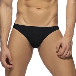 Underpants Sexy Men Cotton Briefs Underwear Low Rise Bikini Thread Skin Friendly Short Trunks Soft Pouch Panties Breath Thong