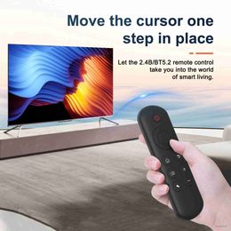 Keyboards Mini Bluetooth 5.0 Keyboard 2.4G Wireless Air Mouse Backlight Voice Remote Control for Computer Laptop Android TV Box Smart TV R231109