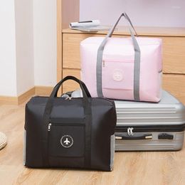 Storage Bags Women Travel Home Large Capacity Waterproof Portable Bag Unisex Fold Handbag Luggage Packing Cubes Organiser