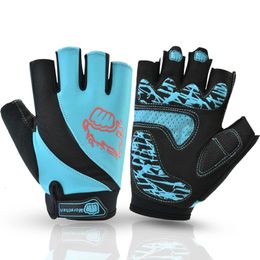 Cycling Gloves Half Finger Fingerless Cycling Gloves Man Woman Gel Road Bike Bicycle Summer Gloves Sports 231109