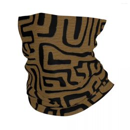 Scarves Kuba Cloth Graphic African Bandana Neck Gaiter Printed Ancient Balaclavas Wrap Scarf Multifunctional Headband Outdoor Sports