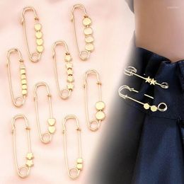 Brooches 4Pcs Fashionable Women's For Clothing Unique Waistband Tighter Pins Adjustable Waist Clip Lady Jewellery