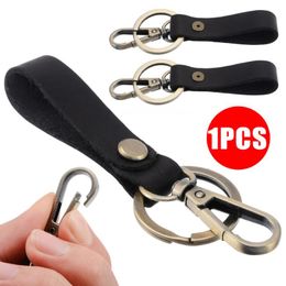 Keychains Durable Key Chain & Leather Belt Holder Ring Keychain Keyring Keyfob Detachable Keys Collection Jewellery Women Men Gifts