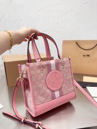 Fashion new dempsey tote bag the latest Colour matching cherry blossom powder the Colour is super cute and super sweet shoulderbag joker artif