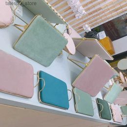 Jewelry Boxes 2022 Newly Two-Colors AB Face Plum Screen Necklace Display Stand Earrings Brooch Display Tray Stand 2Colors Matching Q231109