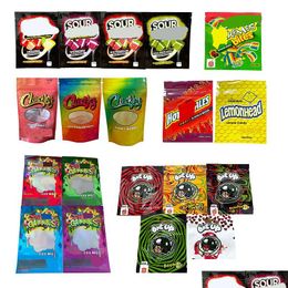 Packing Bags Wholesale Edibles Gummies Mylar Plastic Packaging Bags One Up Jacks Gummy Smell Proof Zipper Package Drop Delivery Office Dhhfv