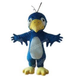 Halloween Blue Bird Mascot Costume Cartoon Anime theme character Unisex Adults Size Christmas Party Outdoor Advertising Outfit Suit