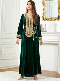 Ethnic Clothing Ramadan Winter Abaya Turkey Islamic Muslim Long Dress African Dresses For Prayer Clothes Women Robe Musulmane Femme Vestidos