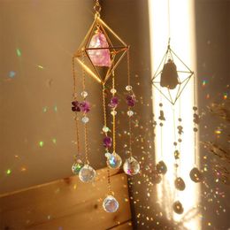 Keychains Lanyards Sunlight Catchers Suncatcher Light Catcher for Car Windows Crystals Sun Catcher Prism Teen Girl Room Decor Gifts for Women 230408