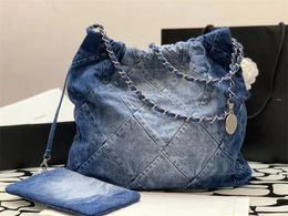 Chanells Women Tier CC Handbags Quilted Channelbags Tote Handbag Quality Mirror 39 Medium Shopping Bag Real Leather Bucket Caramel Purse Luxury Designer Calfskin S