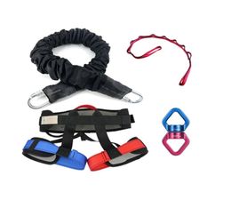 ZongBong Bungee workout training for gym fly dance bodybuilding 160LBS 5070KG resistance band training kit6896108